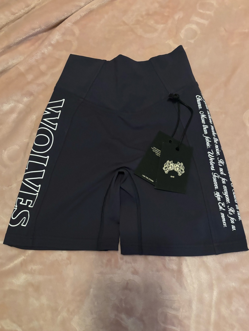 Darc Sport Black Mini Skirt with White Logo Trim